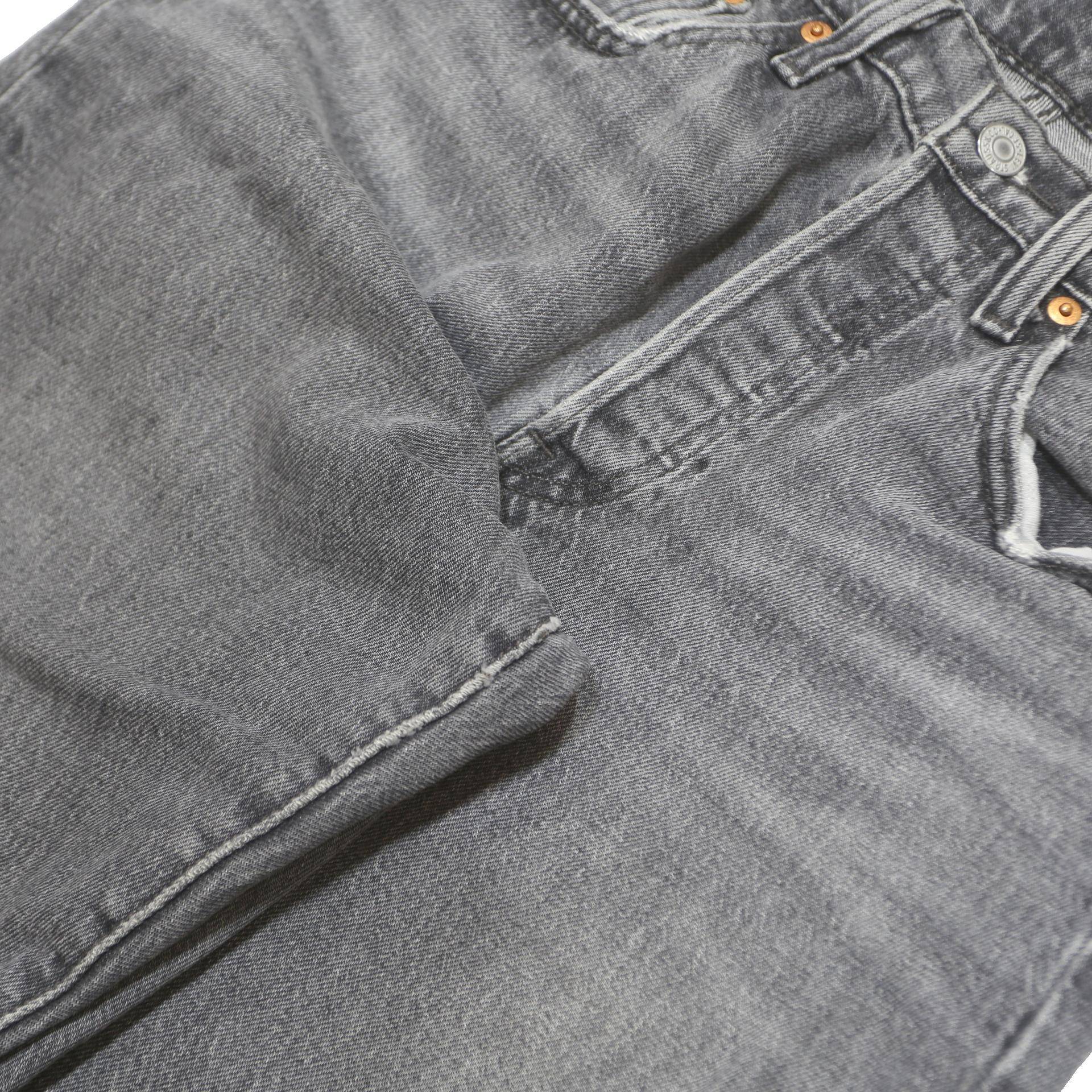 LEVI'S 501S Womens Jeans Grey Slim Skinny Denim Light Wash W28 L30 Stylish