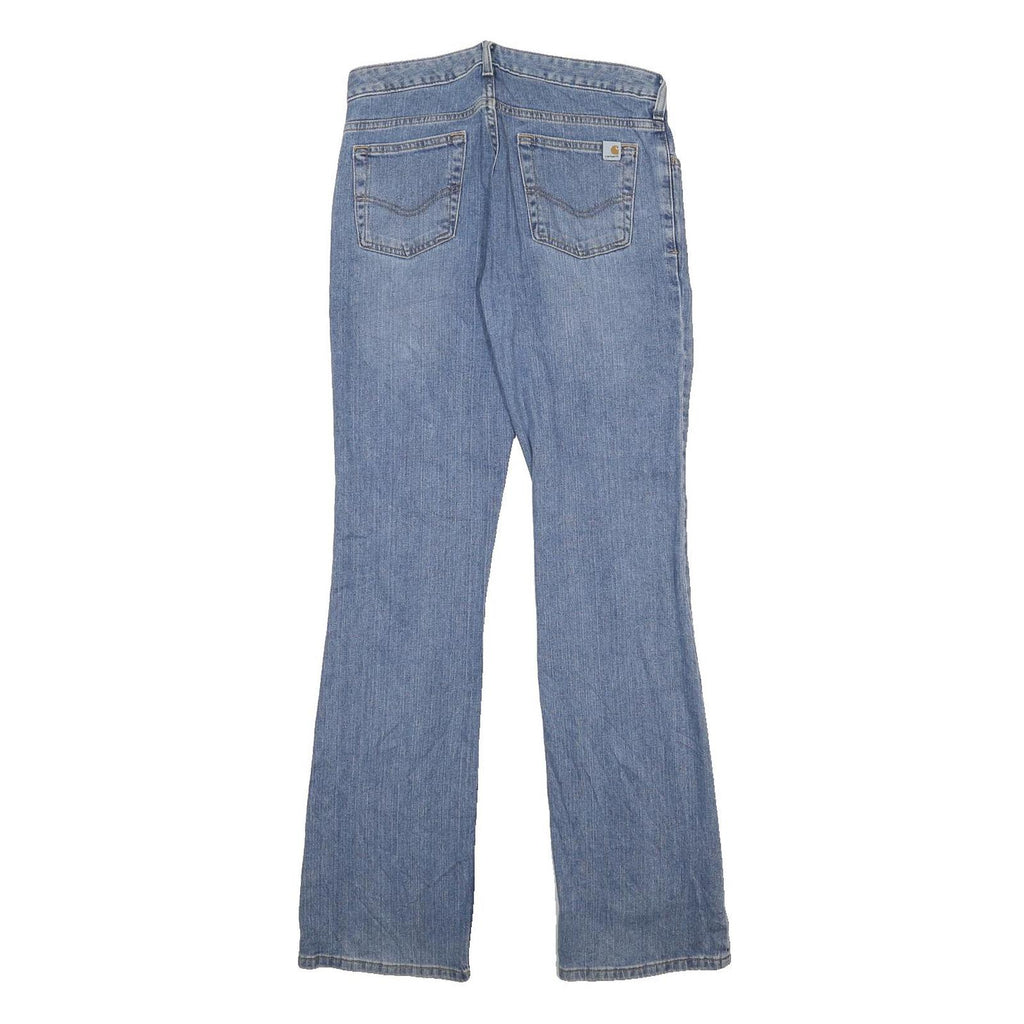 CARHARTT Womens Jeans Blue Regular Straight Denim Medium W30 L32 Classic Fit