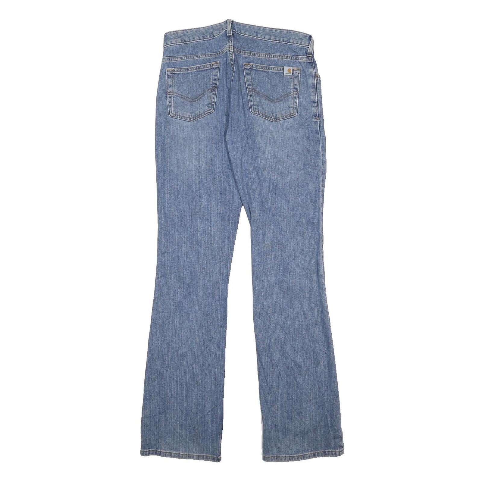 CARHARTT Womens Jeans Blue Regular Straight Denim Medium W30 L32 Classic Fit