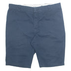 DICKIES Mens Workwear Shorts Blue Slim 2XL W42