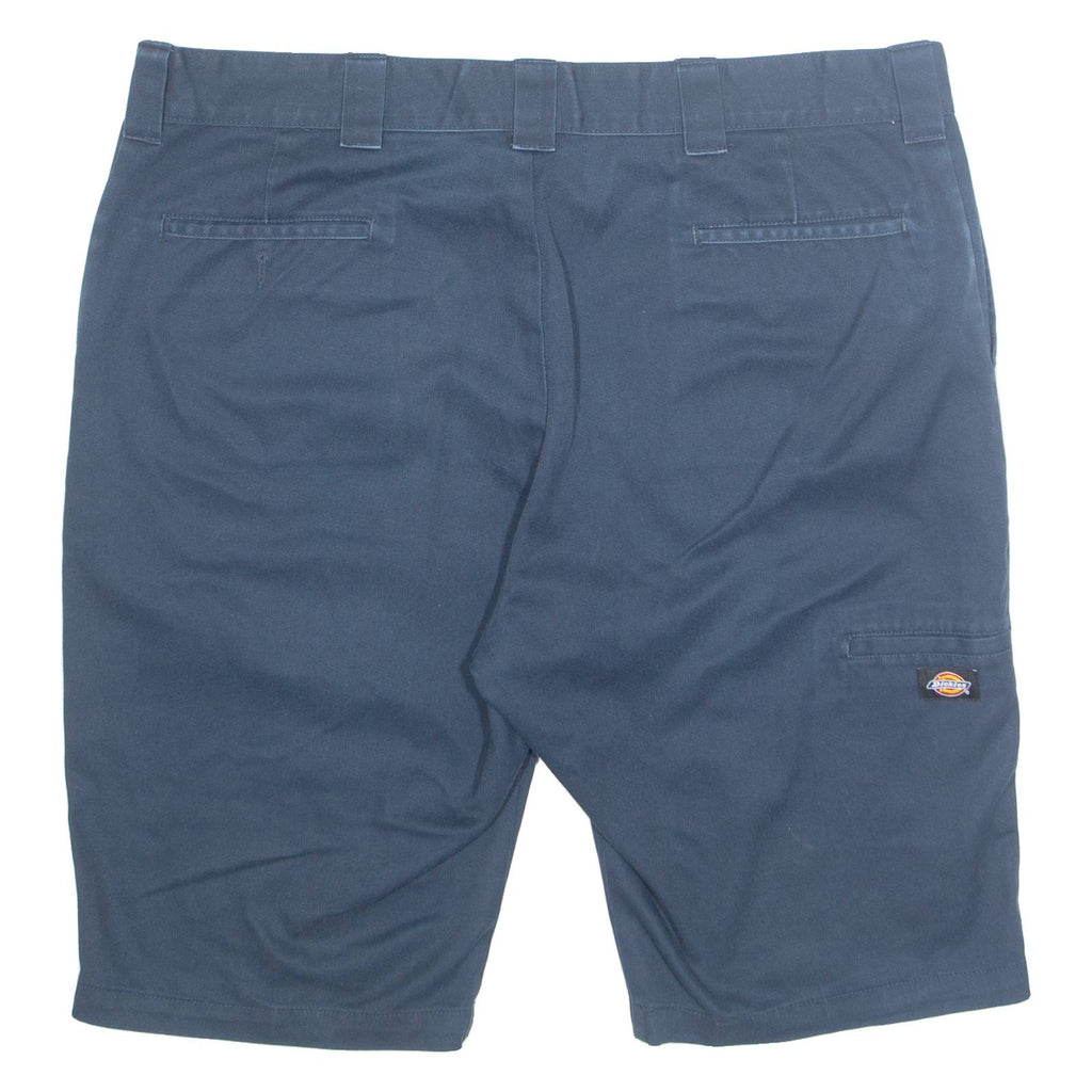 DICKIES Mens Workwear Shorts Blue Slim 2XL W42