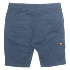 DICKIES Mens Workwear Shorts Blue Slim 2XL W42