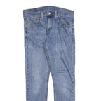 LEVI'S 512 Tapered Mens Jeans Blue Slim Tapered Denim Medium W31 L32 Cotton
