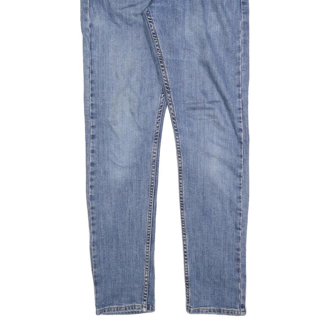 LEVI'S 512 Tapered Mens Jeans Blue Slim Tapered Denim Medium W31 L32 Cotton