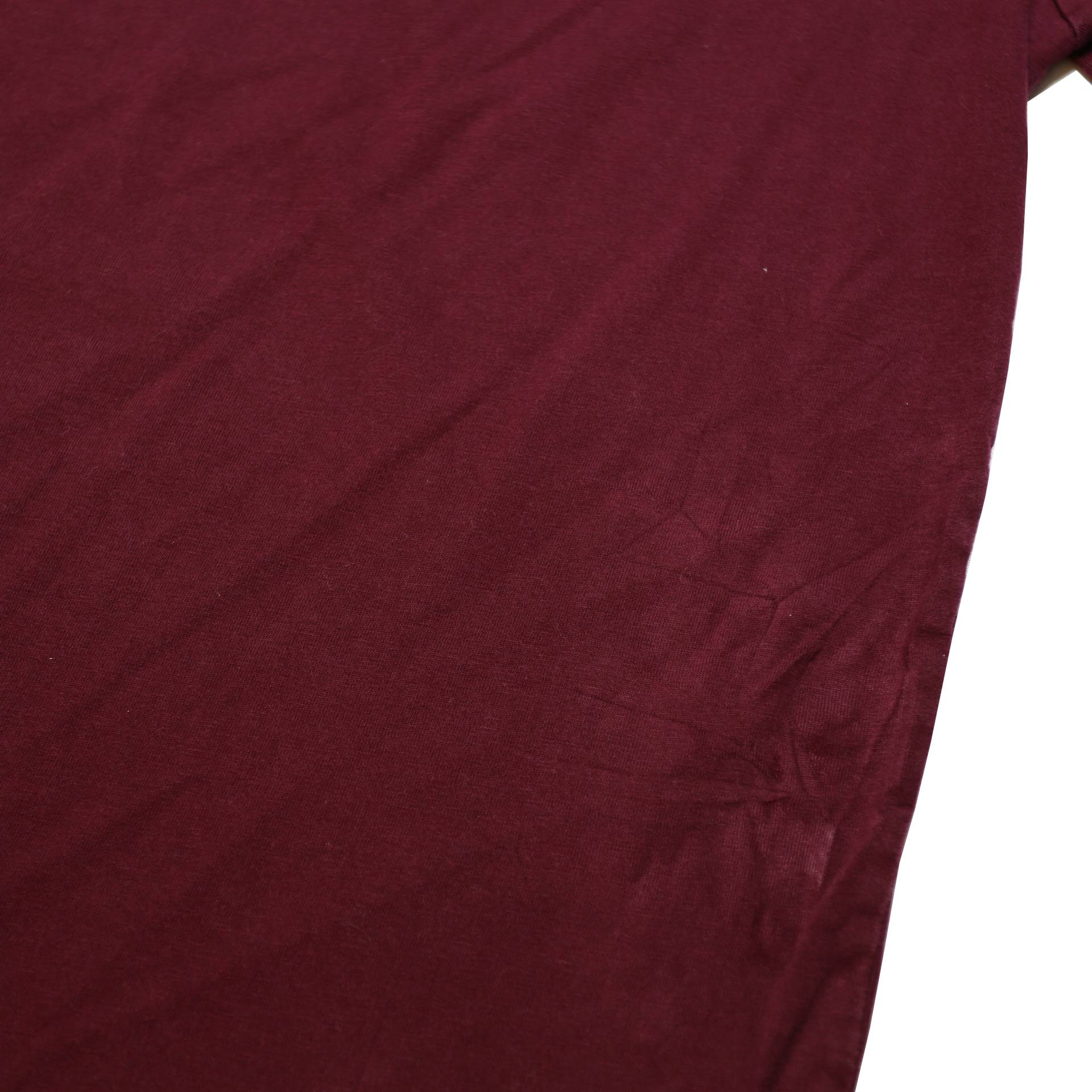 TOMMY HILFIGER Mens Maroon & Navy Graphic T-Shirt XS Short Sleeve Crew Neck