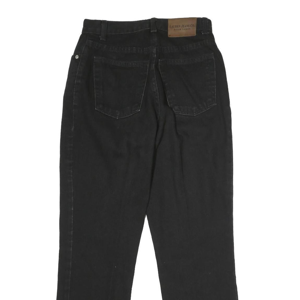 LAUREN RALPH LAUREN Womens Jeans Black Slim Skinny Denim W26 L26 Classic Zip