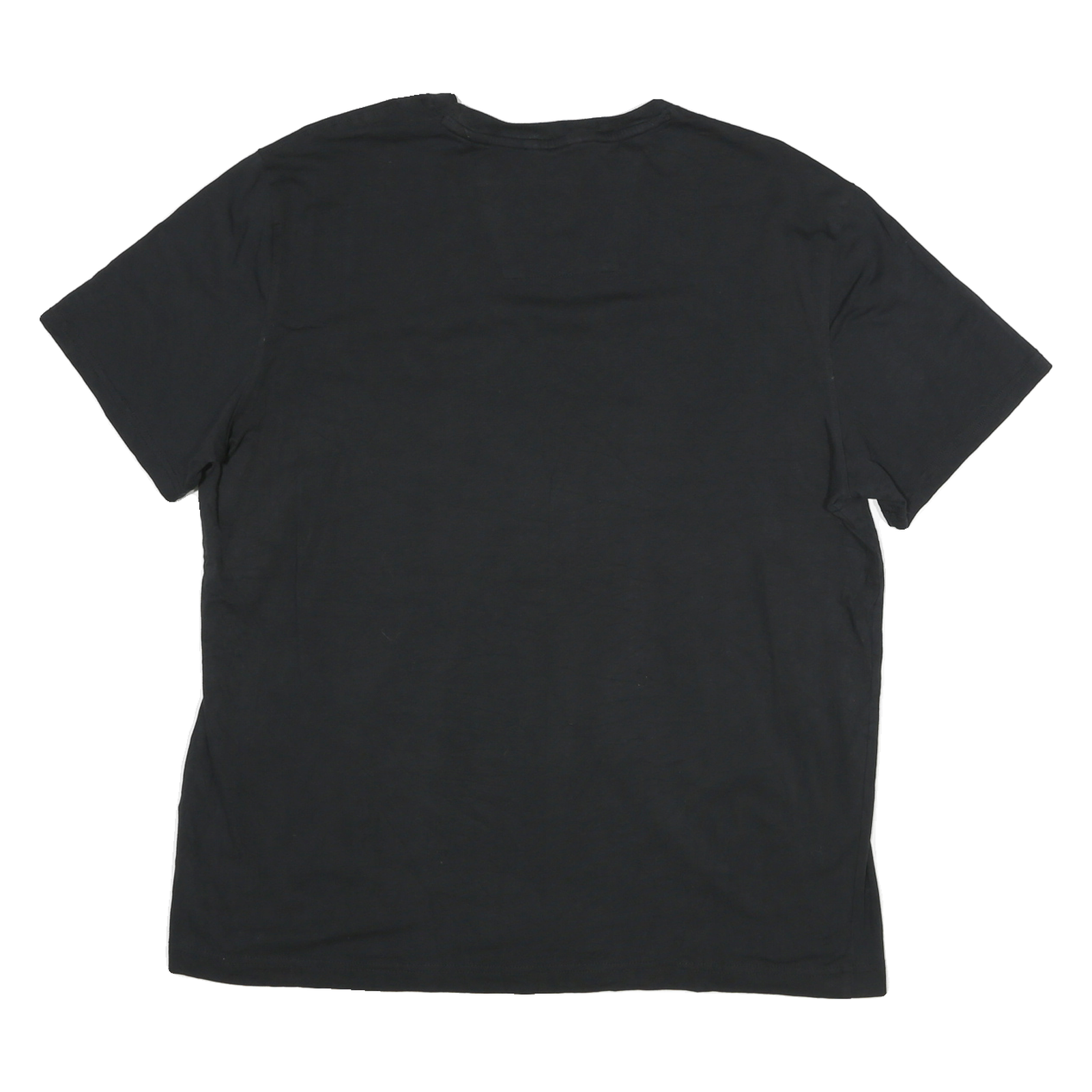 NAUTICA Mens Black Performance Crew Neck Short Sleeve T-Shirt L Cotton Blend