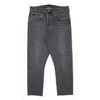 LEVI'S 501 Womens Jeans Black Regular Straight Denim W30 L24 Classic Fit