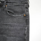 LEVI'S 501 Womens Jeans Black Regular Straight Denim W30 L24 Classic Fit