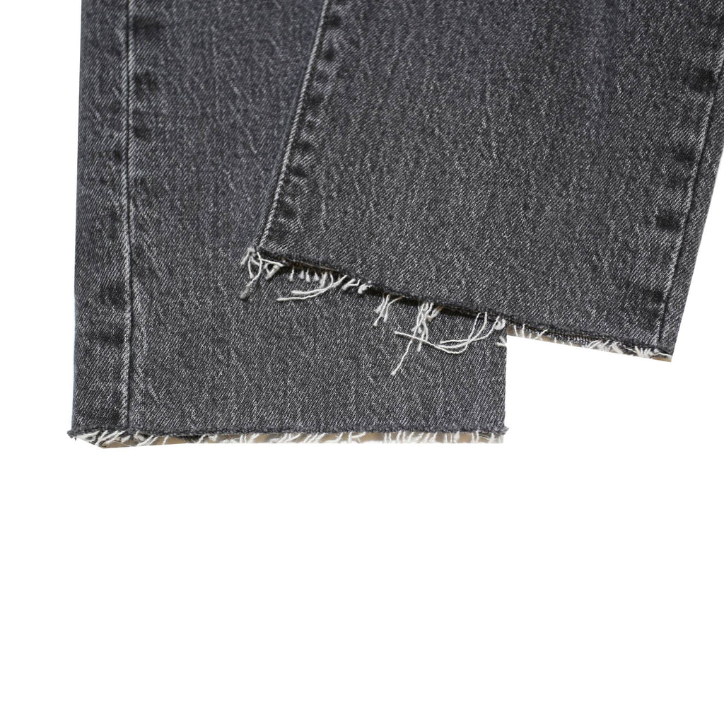 LEVI'S 501 Womens Jeans Black Regular Straight Denim W30 L24 Classic Fit