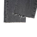 LEVI'S 501 Womens Jeans Black Regular Straight Denim W30 L24 Classic Fit