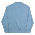 NAUTICA Mens Jumper Blue 1/4 Zip Tight Knit XL
