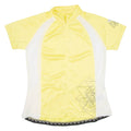 Cycling Womens Jersey Yellow 1/4 Zip L