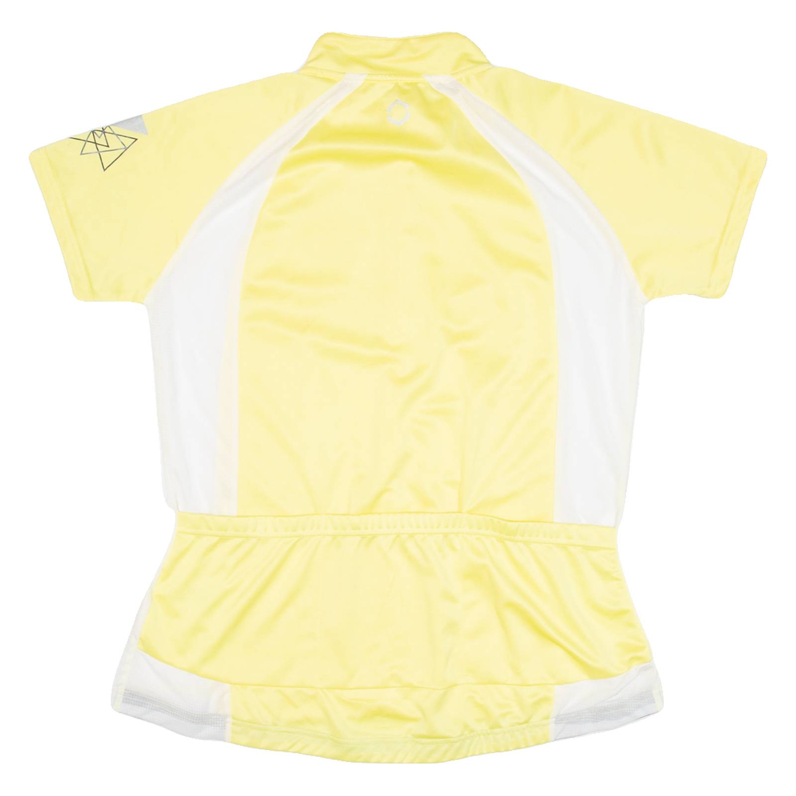Cycling Womens Jersey Yellow 1/4 Zip L