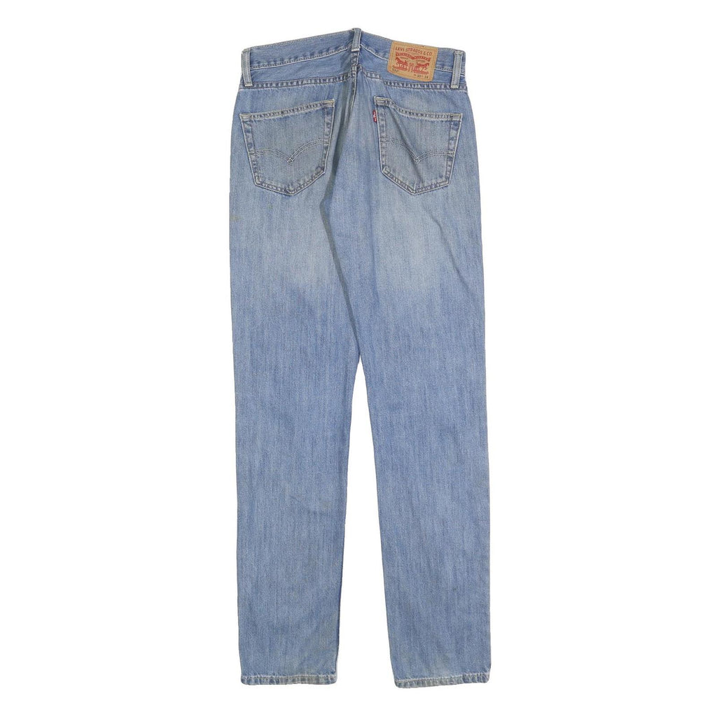 LEVI'S 511 Slim Mens Jeans Blue Slim Skinny Denim Light W30 L34 Stylish Fit