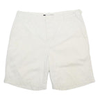NAUTICA Mens Shorts White Casual Plain XL W38 Cotton Comfortable Classic Fit