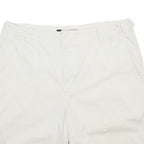 NAUTICA Mens Shorts White Casual Plain XL W38 Cotton Comfortable Classic Fit