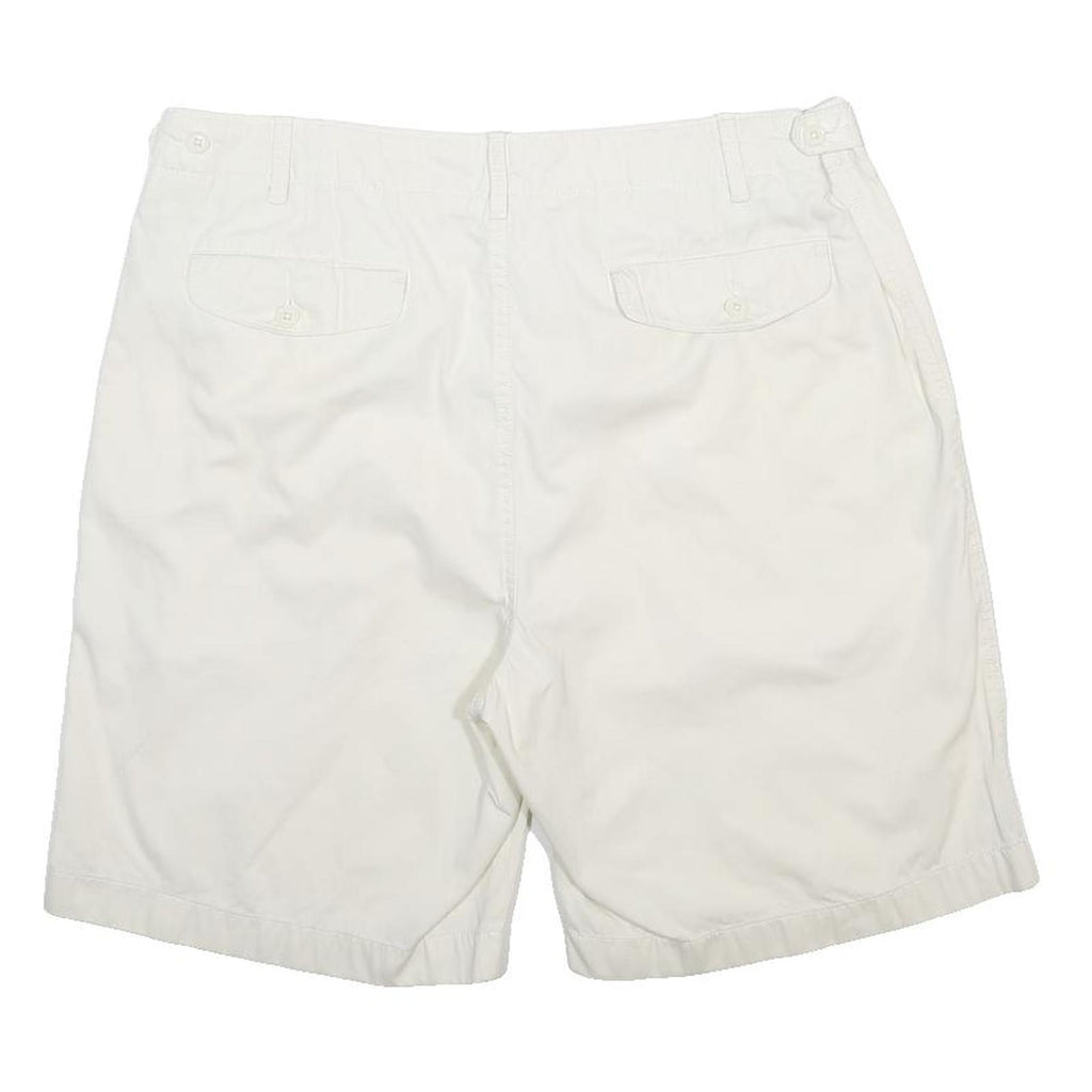 NAUTICA Mens Shorts White Casual Plain XL W38 Cotton Comfortable Classic Fit