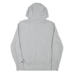 CHAMPION Mens Grey Pullover Hoodie M Classic Logo Cotton Blend