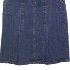 LIQUID Womens Blue Denim Pencil Knee Length Cotton Skirt Size S Casual