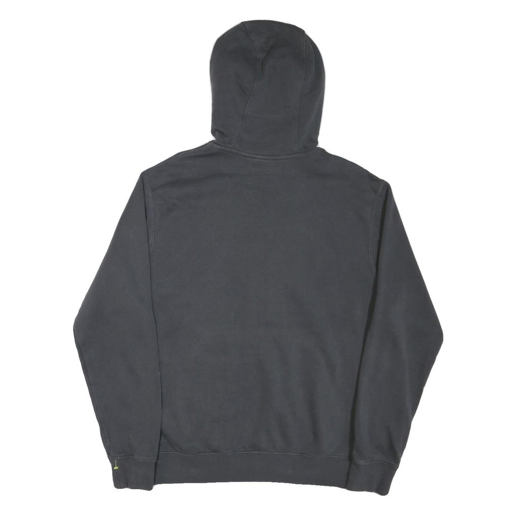 NIKE Mens Grey Hoodie M Casual Pullover Sweatshirt Cotton Blend