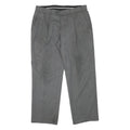 HAGMAN Mens Wool Blend Grey Regular Fit Straight Leg Trousers W34 L28 Smart Work