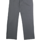 DICKIES Mens Cotton Blend Grey Regular Straight Trousers W28 L30 Workwear Zip