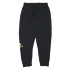 ADIDAS Mens Joggers Black Gold Slim Tapered S W26 L26 Logo Casual