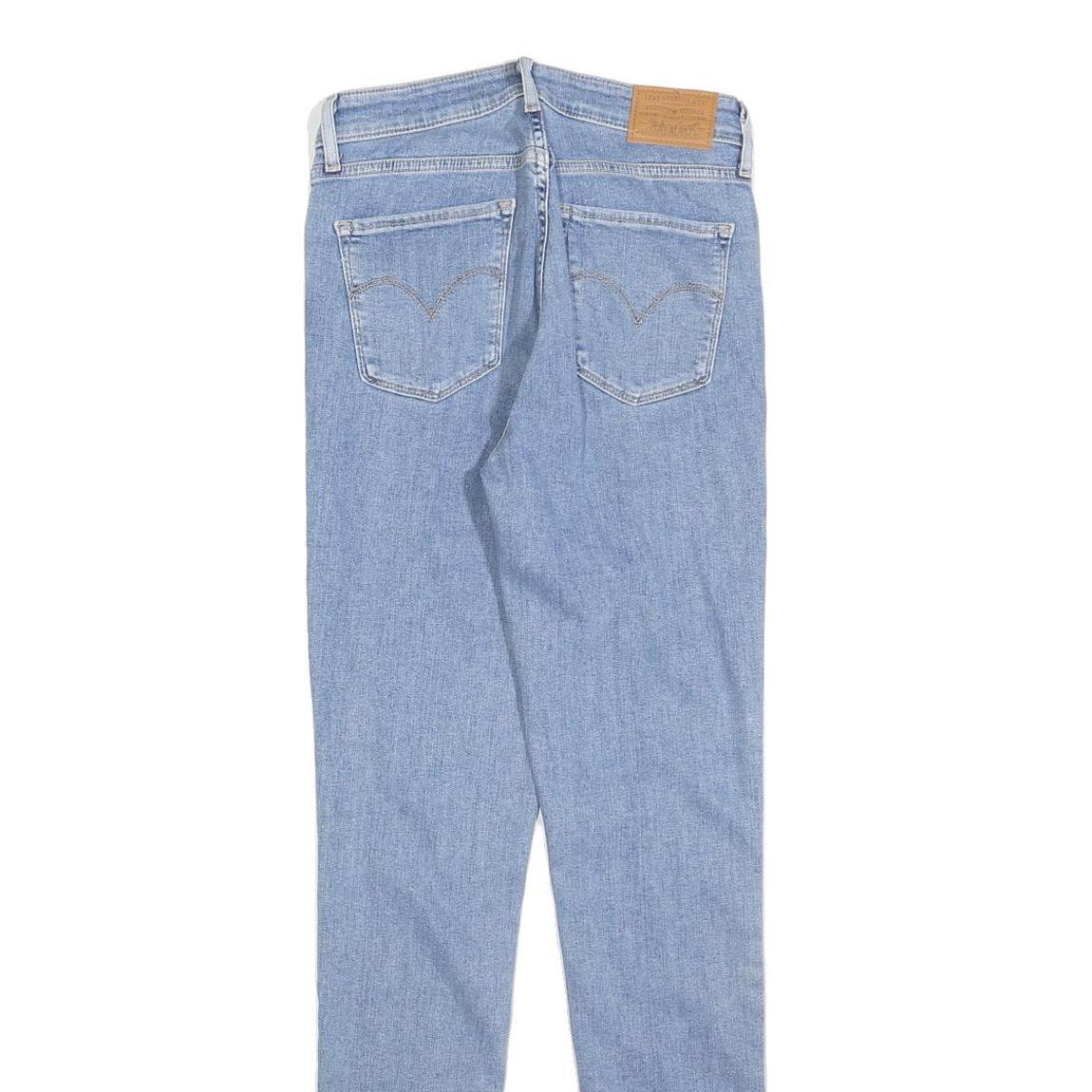 LEVI'S 721 Womens Slim Skinny Denim Medium Wash W28 L32 Classic Zip Jeans