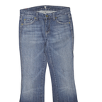 7 FOR ALL MANKIND Womens Jeans Blue Regular Flared Denim Medium W30 L30 Stylish