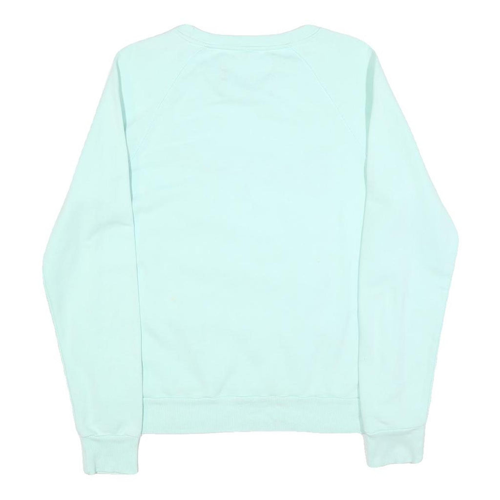 FILLES A PAPA Womens Light Blue Sweatshirt M Crew Neck Casual Pullover Cotton