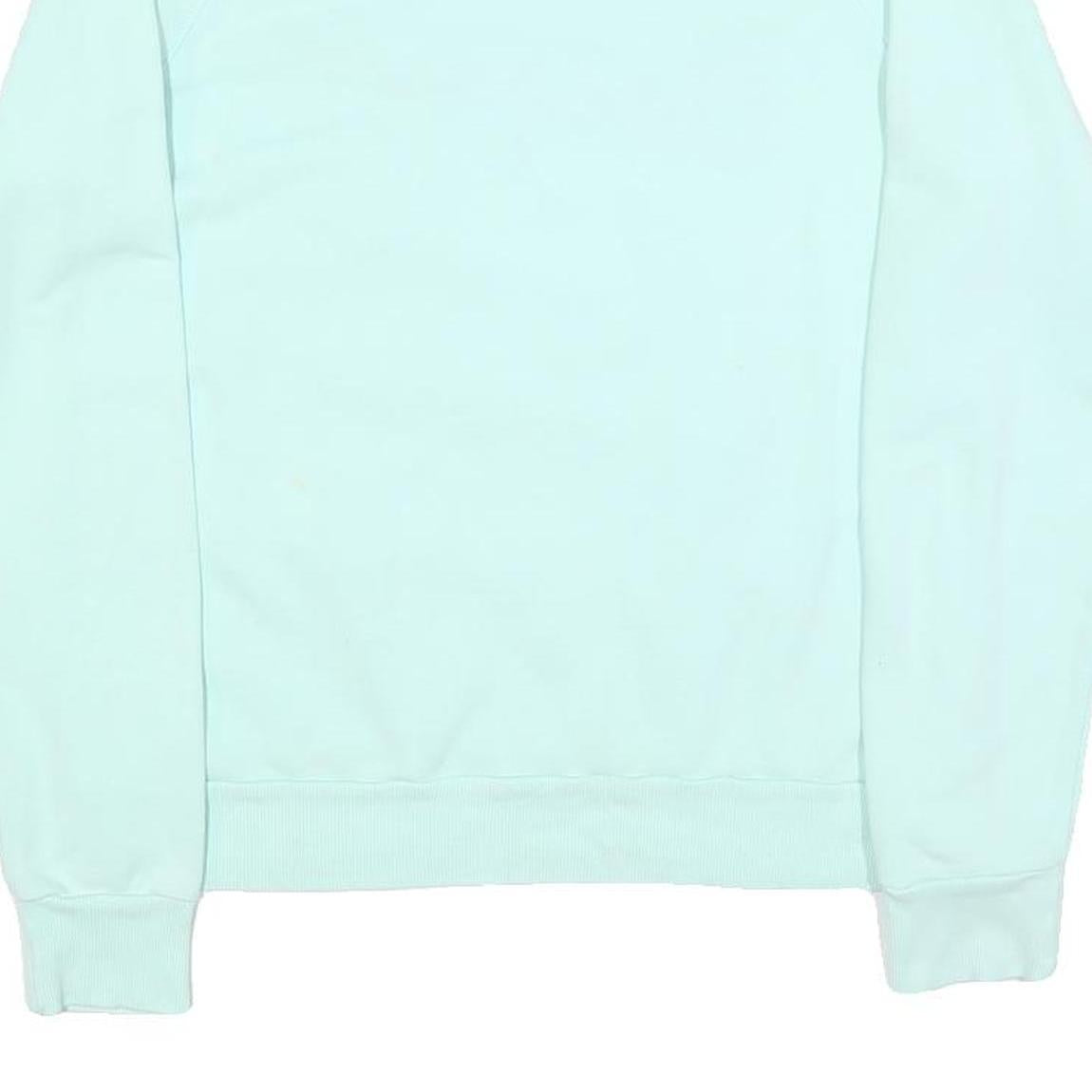 FILLES A PAPA Womens Light Blue Sweatshirt M Crew Neck Casual Pullover Cotton