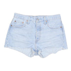 LEVI'S Womens Shorts Blue Denim Casual Cut-Off M W29 Classic Fit