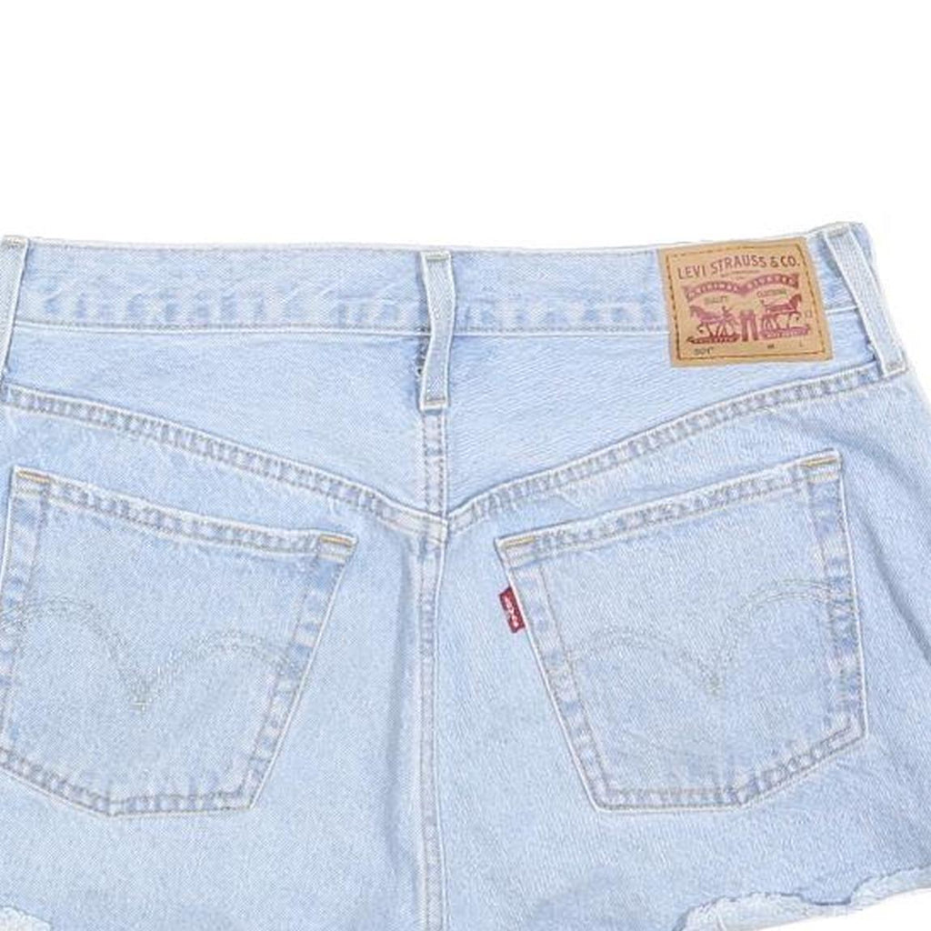 LEVI'S Womens Shorts Blue Denim Casual Cut-Off M W29 Classic Fit