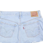 LEVI'S Womens Shorts Blue Denim Casual Cut-Off M W29 Classic Fit