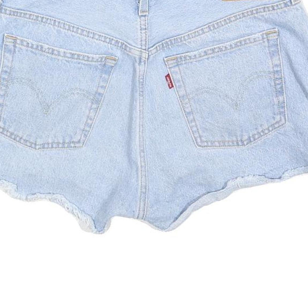 LEVI'S Womens Shorts Blue Denim Casual Cut-Off M W29 Classic Fit