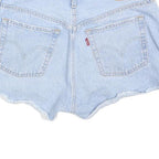 LEVI'S Womens Shorts Blue Denim Casual Cut-Off M W29 Classic Fit