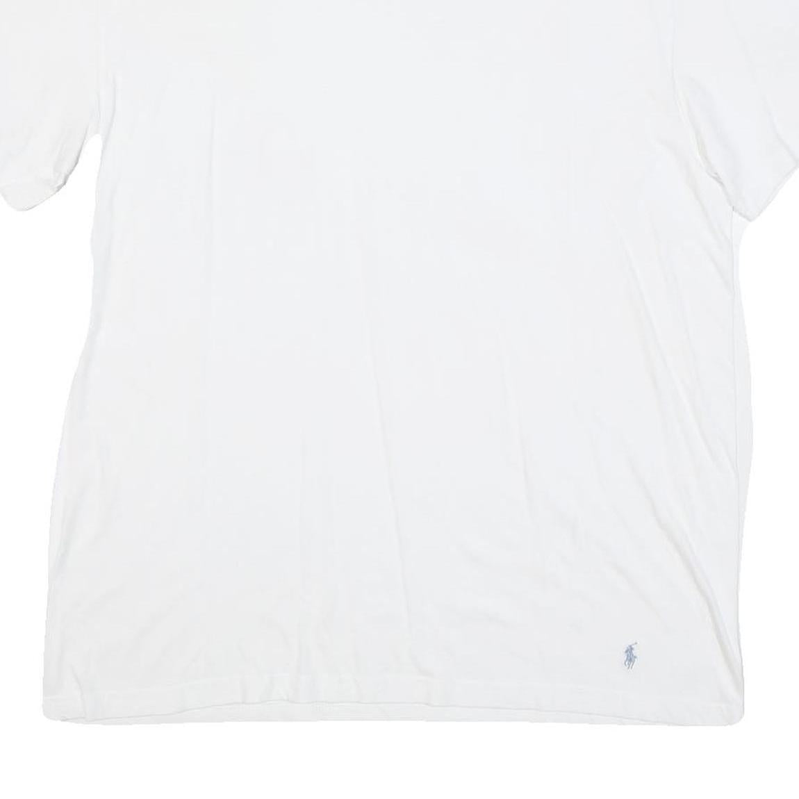 POLO RALPH LAUREN Mens White XL Classic Fit Short Sleeve Crew Neck T-Shirt