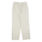 VALENTINO Womens Wool Blend Cream Regular Fit Straight Leg Trousers W26 L30