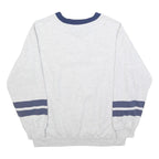 DISNEY Womens White & Navy Mickey And Friends Crew Neck M Cotton Sweatshirt