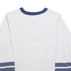 DISNEY Womens White & Navy Mickey And Friends Crew Neck M Cotton Sweatshirt