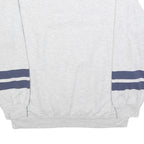 DISNEY Womens White & Navy Mickey And Friends Crew Neck M Cotton Sweatshirt