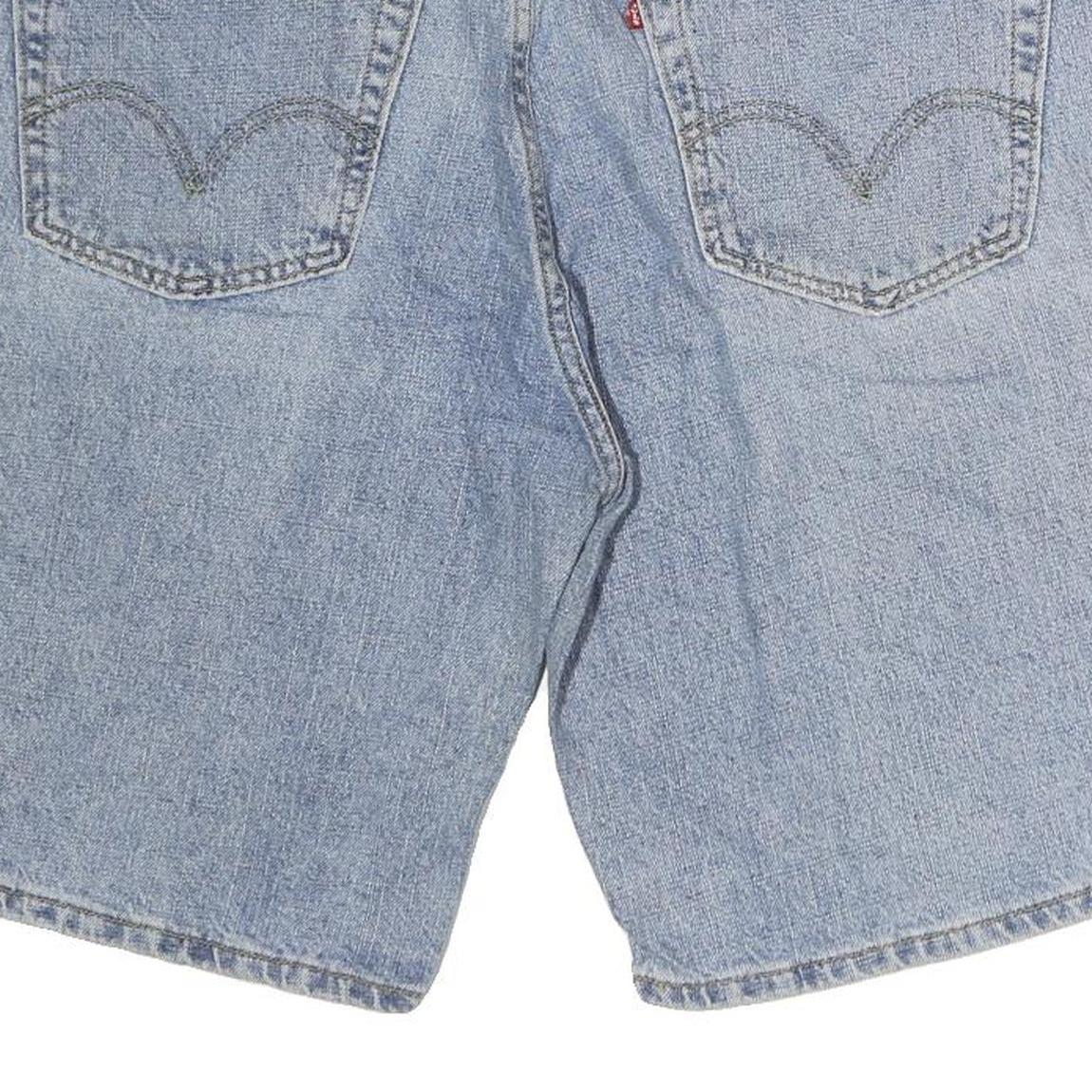 LEVI'S Mens Denim Blue Casual Shorts L W38 Classic Cotton Comfortable 505