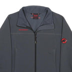 MAMMUT Womens Grey Athletic Jacket XS Polyester Zip Outdoor Lightweight