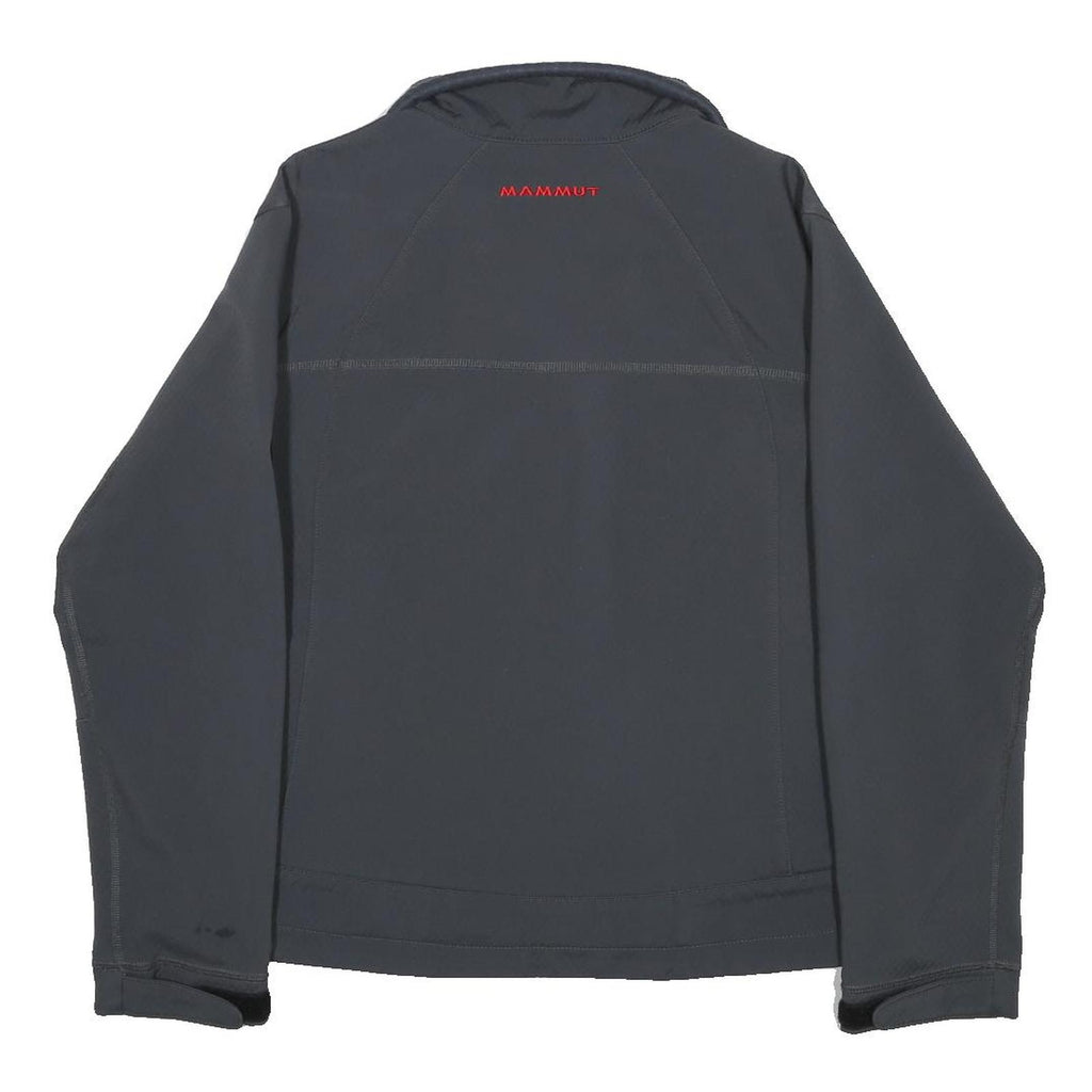 MAMMUT Womens Grey Athletic Jacket XS Polyester Zip Outdoor Lightweight