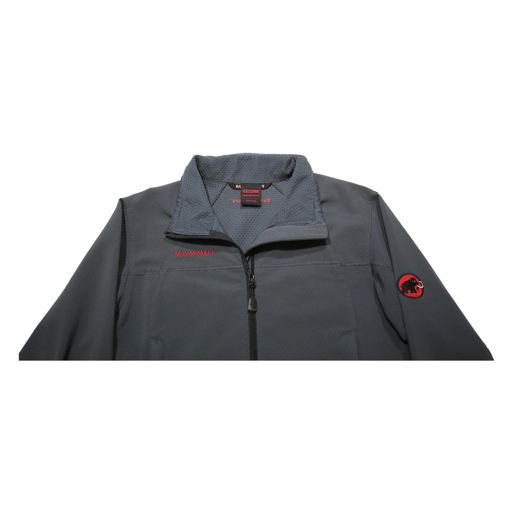 MAMMUT Womens Grey Athletic Jacket XS Polyester Zip Outdoor Lightweight