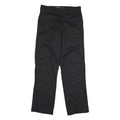 DICKIES Mens Black Cotton Regular Straight Trousers W31 L32 Workwear Casual