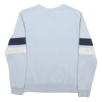 FILA Mens Blue & White Crew Neck S Cotton Blend Sweatshirt Logo Casual Pullover