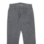LEVI'S Mens Jeans Grey Regular Straight Denim Light W33 L27 Classic Zip Closure