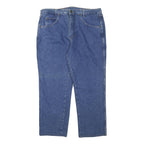 WILD Mens Jeans Blue Regular Straight Denim Medium W36 L26 Casual Zip Fly